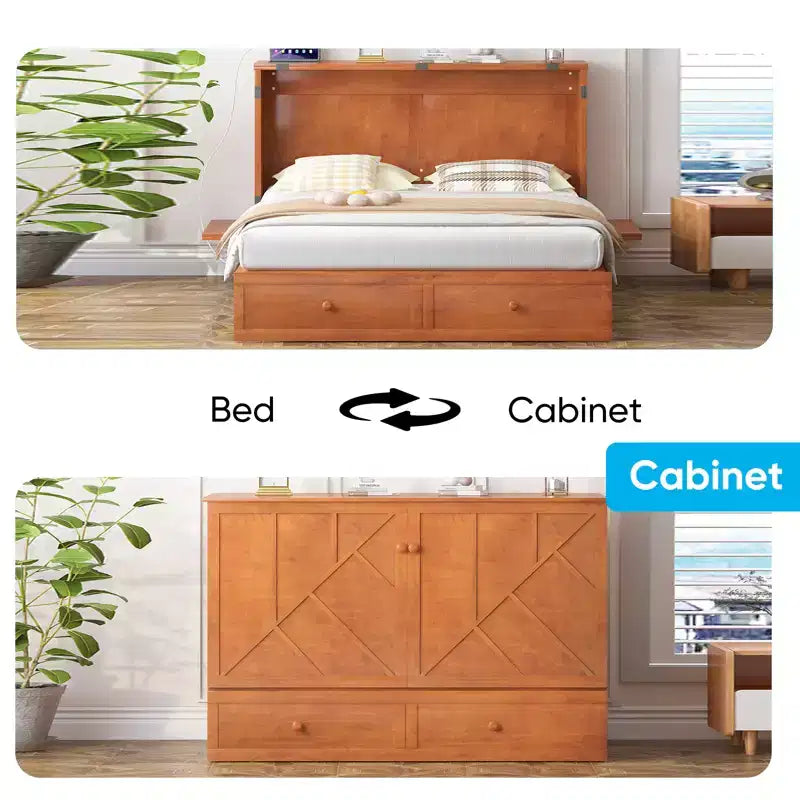 Lit escamotable Queen Size moderne
