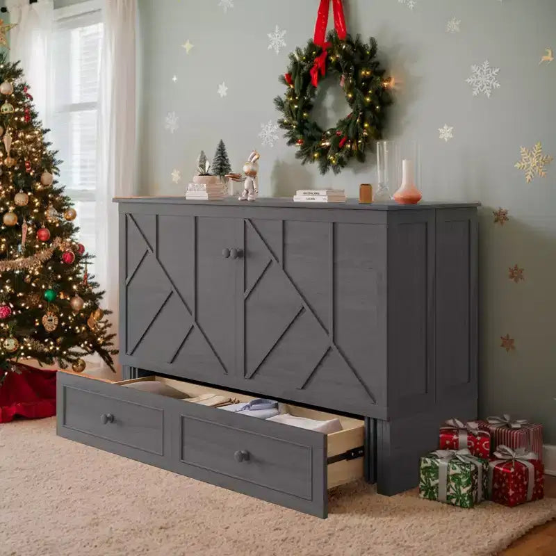 Lit escamotable Queen Size moderne