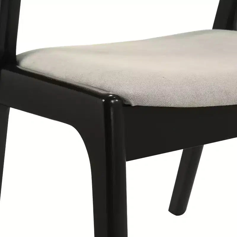 Chaise de salle à manger tapissée
