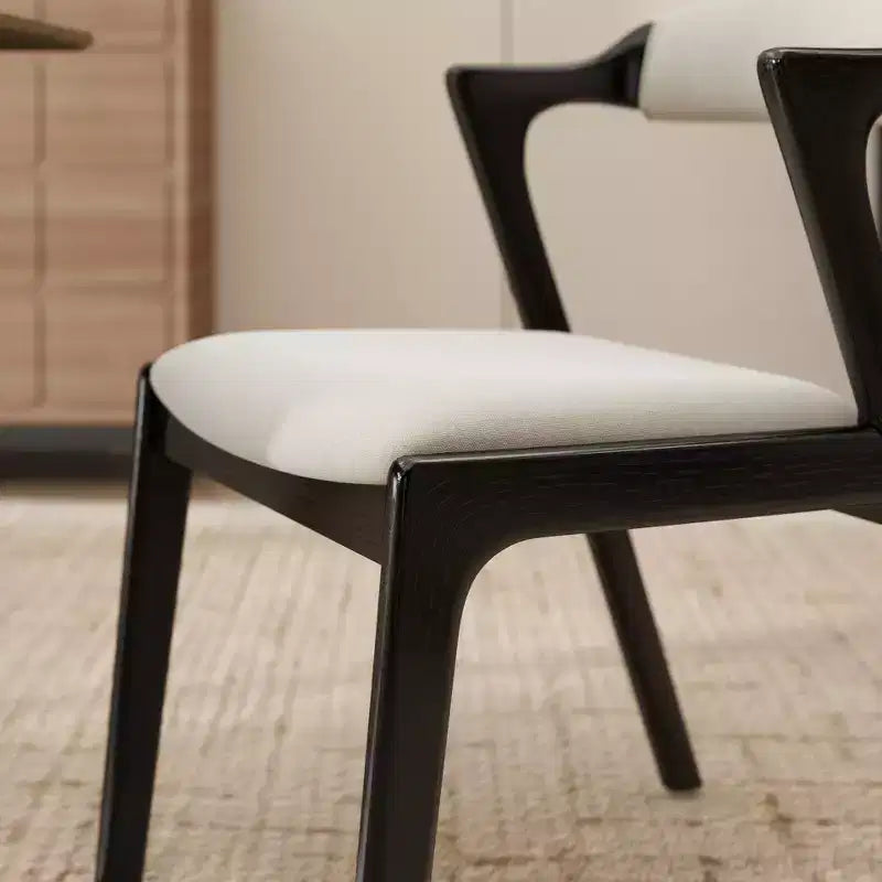 Chaise de salle à manger tapissée