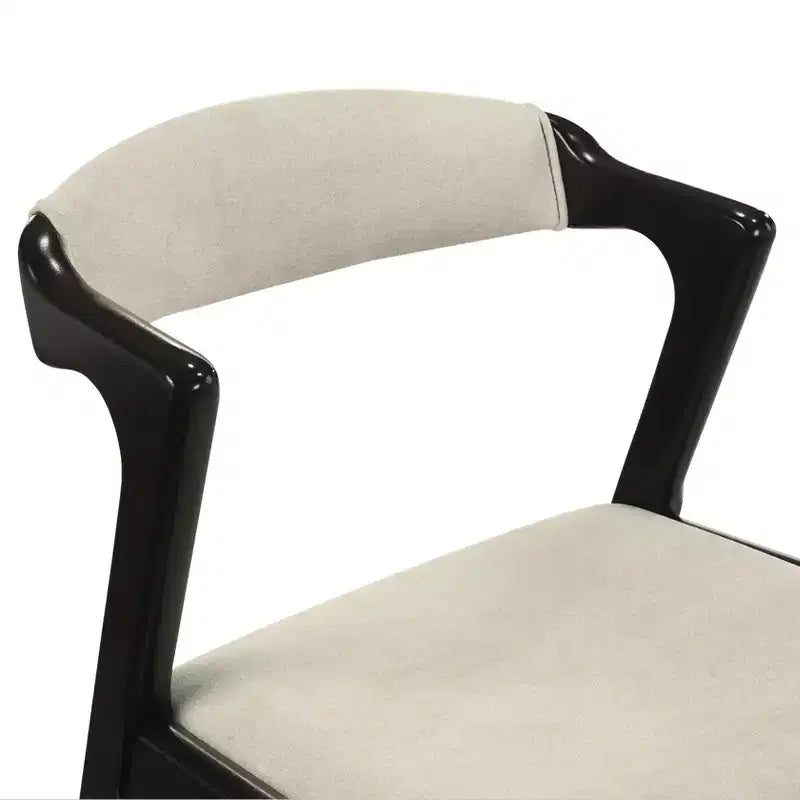 Chaise de salle à manger tapissée