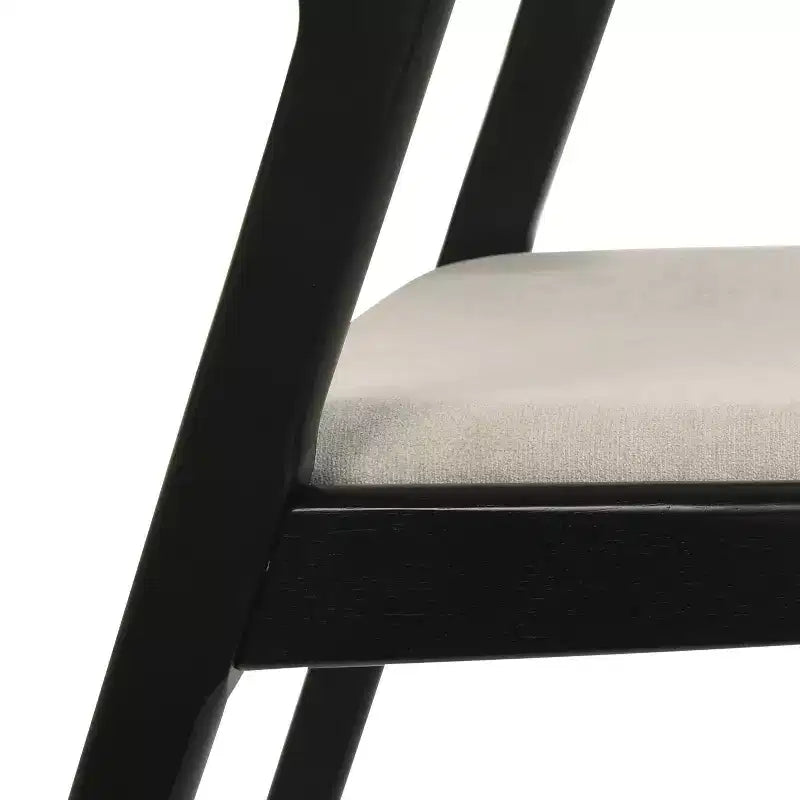 Chaise de salle à manger tapissée