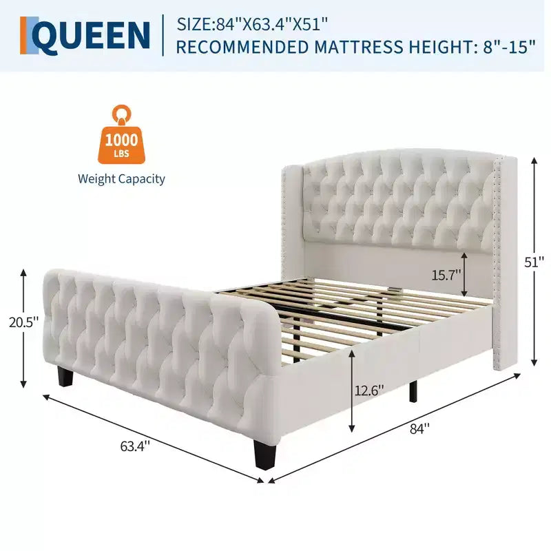 Plateforme en coussin de velours