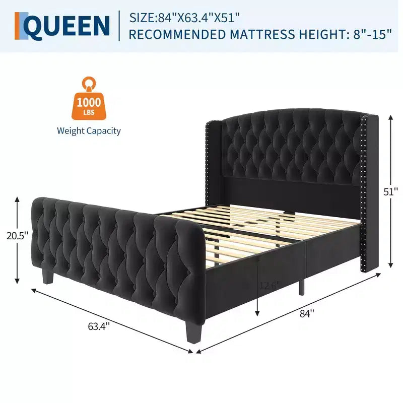 Plateforme en coussin de velours