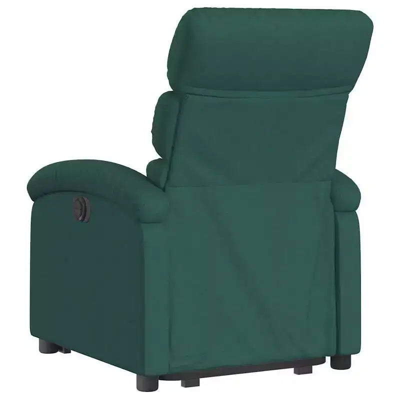 Fauteuil inclinable relevable électrique vert foncé