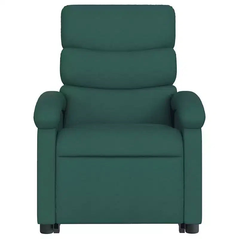 Fauteuil inclinable relevable électrique vert foncé