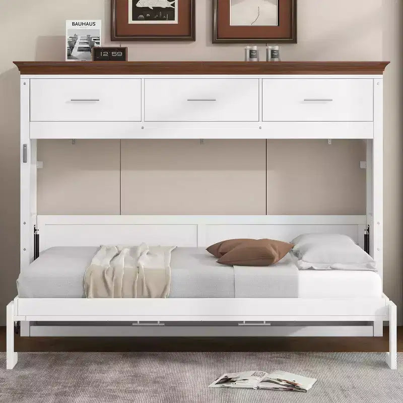 Lit escamotable simple peu encombrant