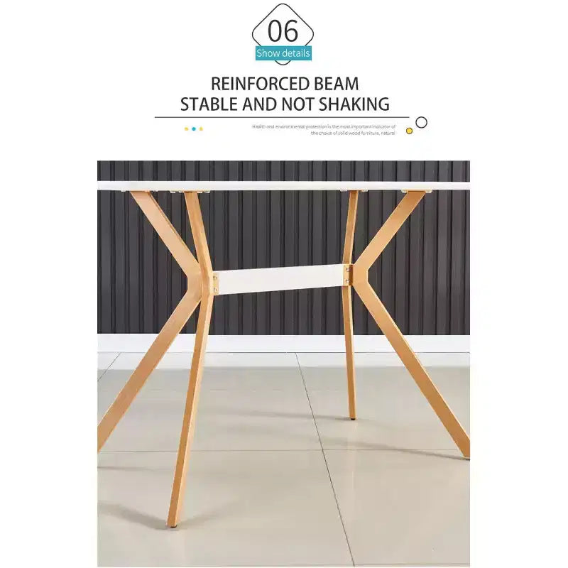 Table à manger moderne minimaliste en bois