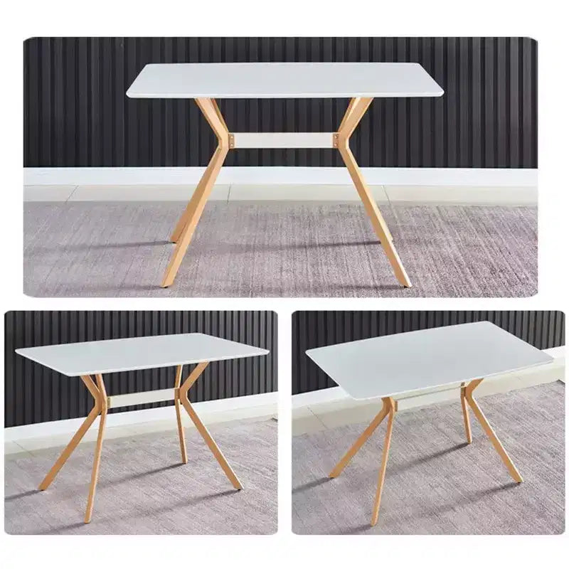 Table à manger moderne minimaliste en bois