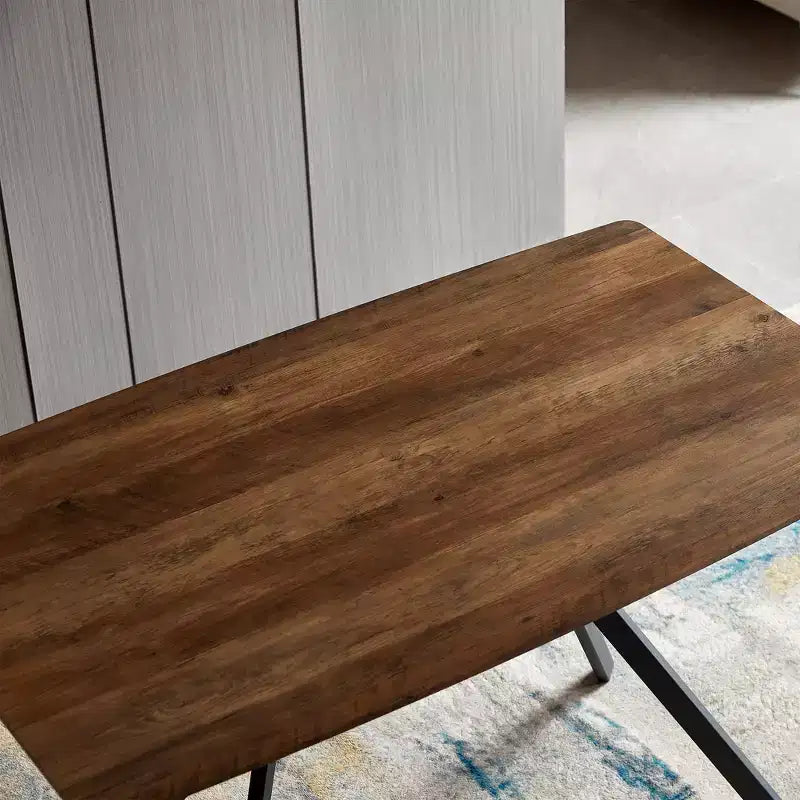Table à manger moderne minimaliste en bois