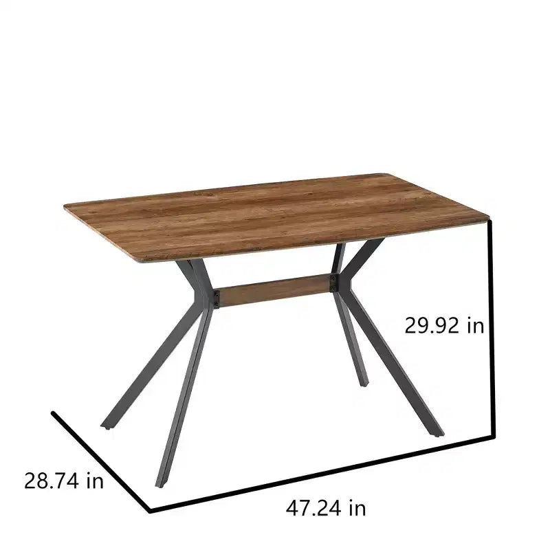 Table à manger moderne minimaliste en bois