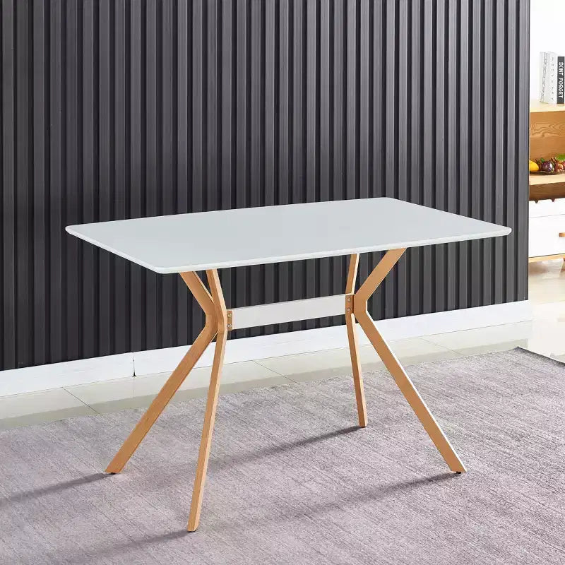 Table à manger moderne minimaliste en bois