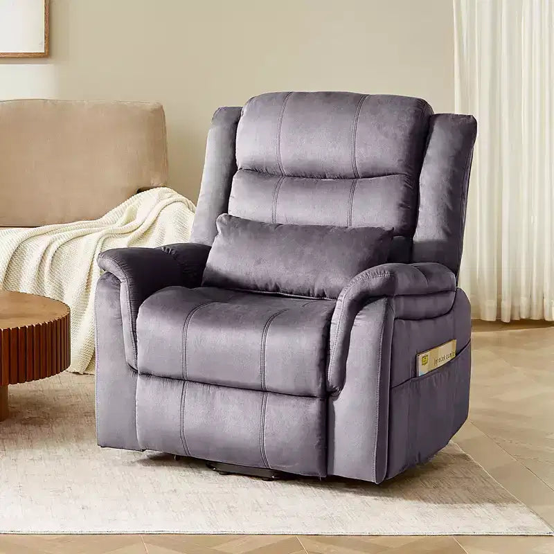 Fauteuil inclinable électrique de massage et chauffant avec fonction de levage