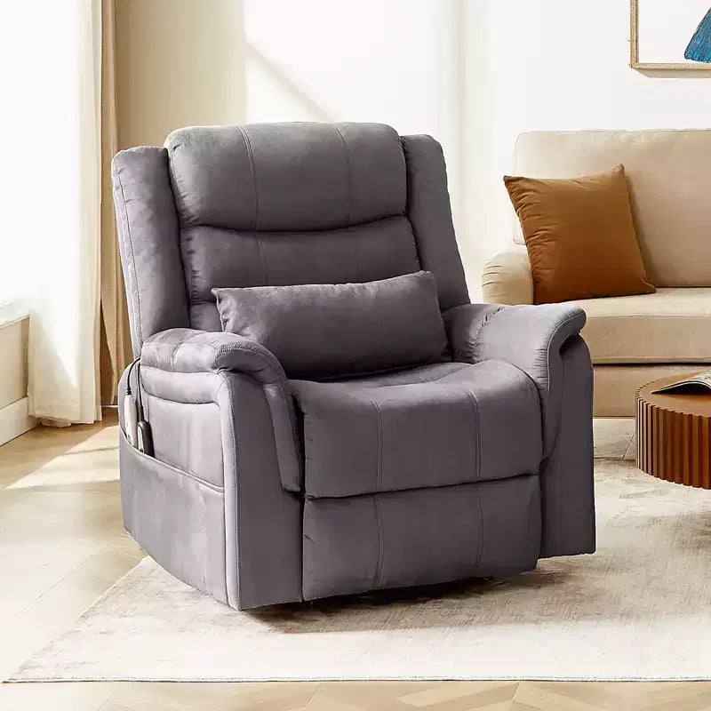 Fauteuil inclinable électrique de massage et chauffant avec fonction de levage