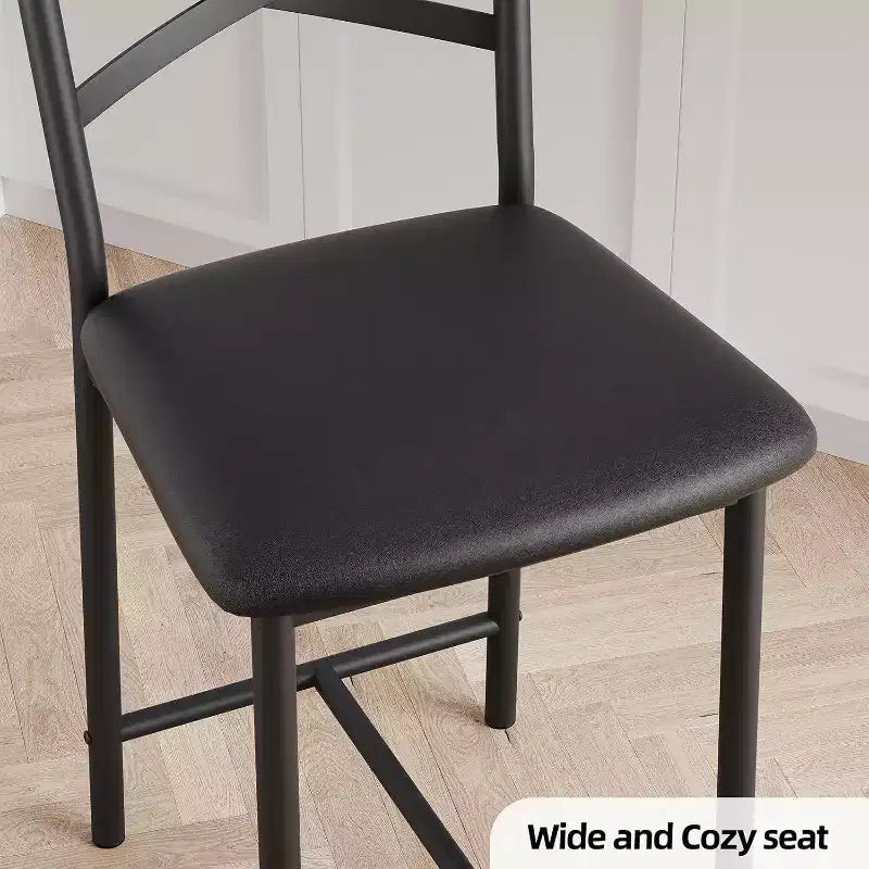 Tabourets de bar, sièges garnis de cuir PU