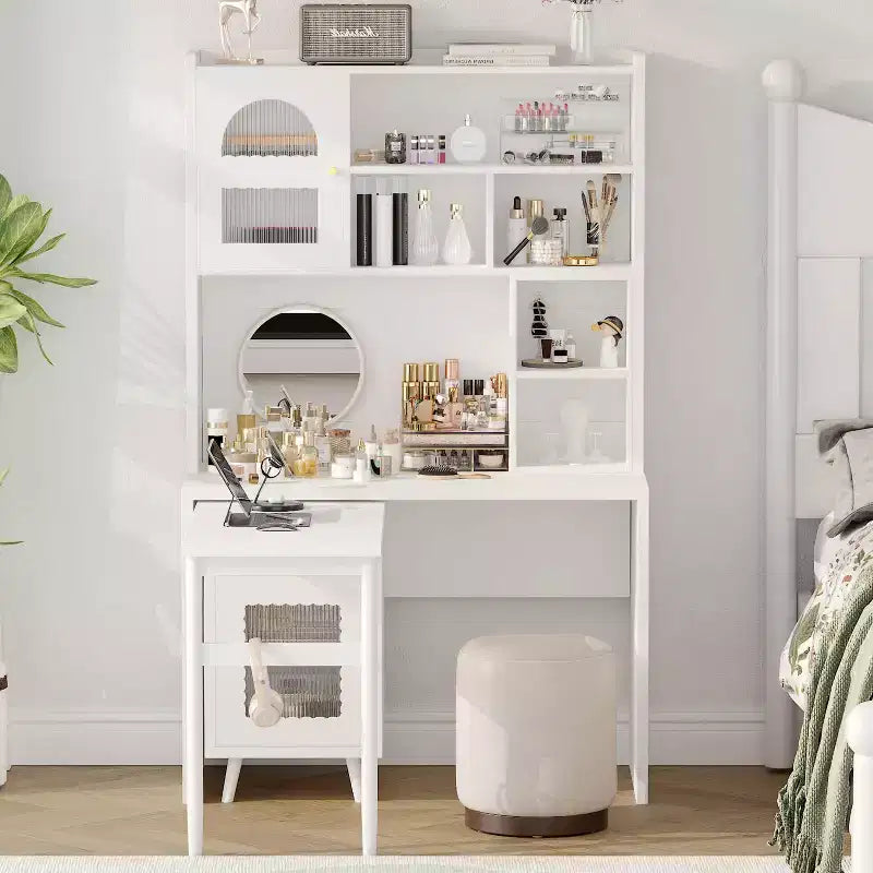 Bureau informatique moderne en bois de chêne pour la maison et le bureau