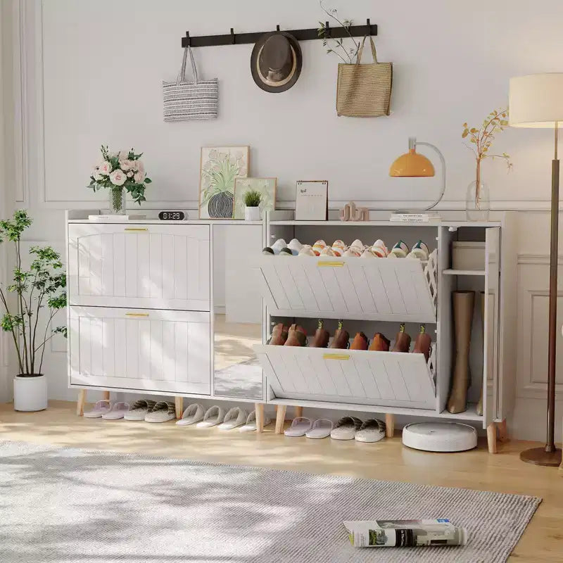 Armoire de rangement modulable, adaptée aux couloirs, chambres et salons.
