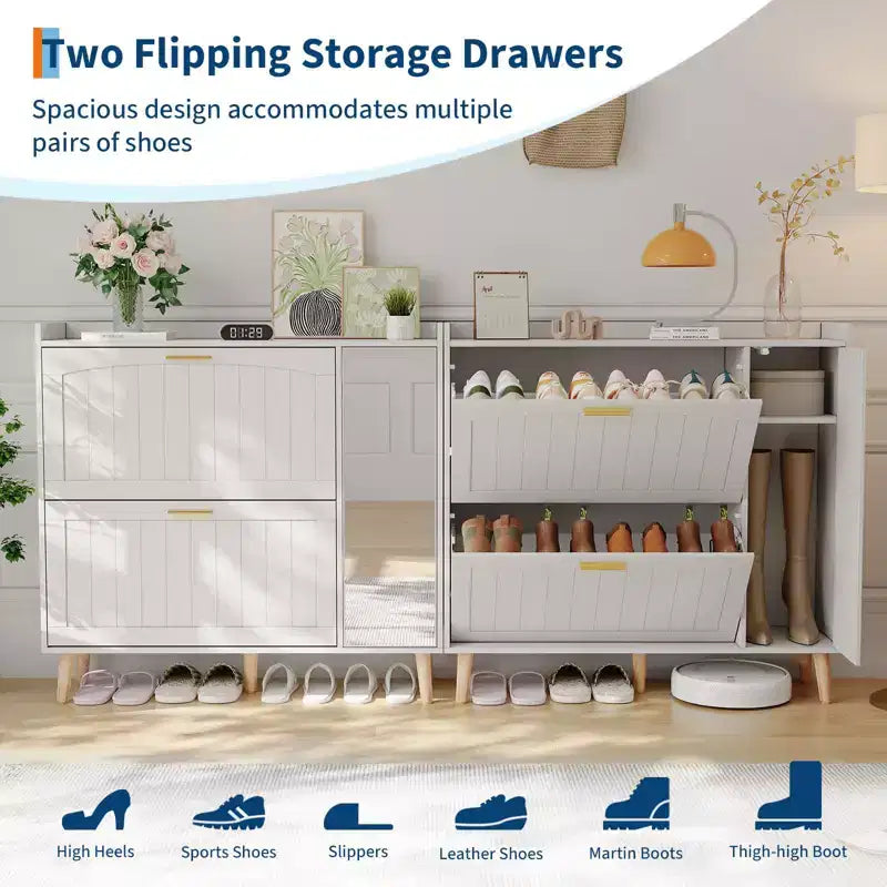 Armoire de rangement modulable, adaptée aux couloirs, chambres et salons.