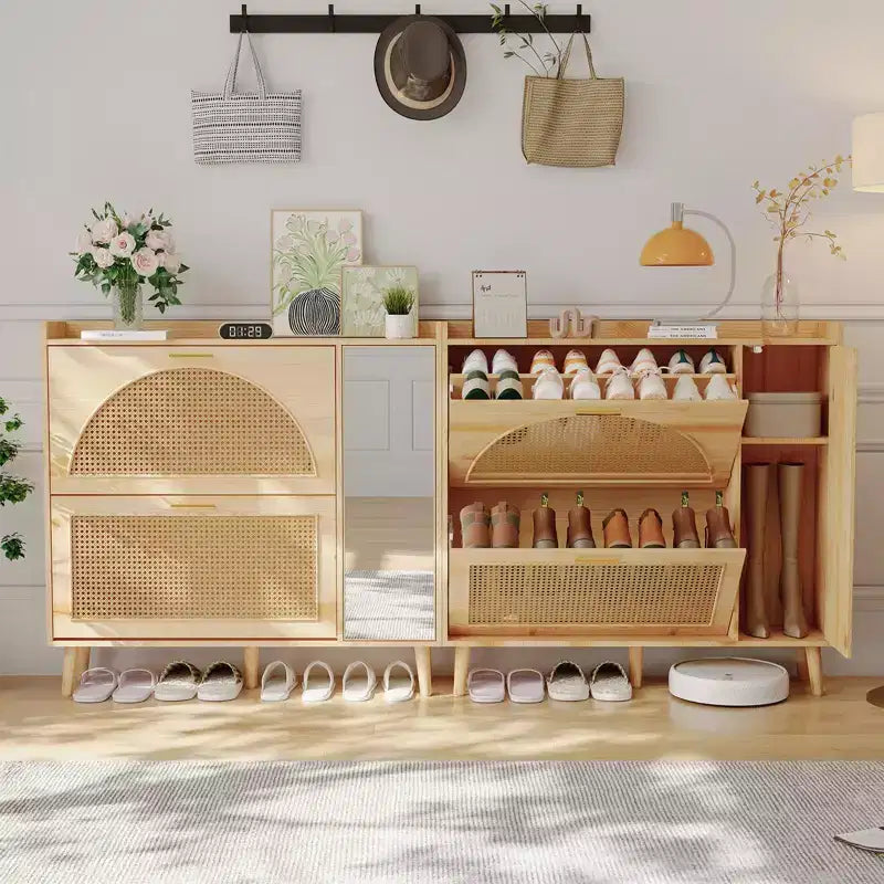 Armoire de rangement modulable, adaptée aux couloirs, chambres et salons.