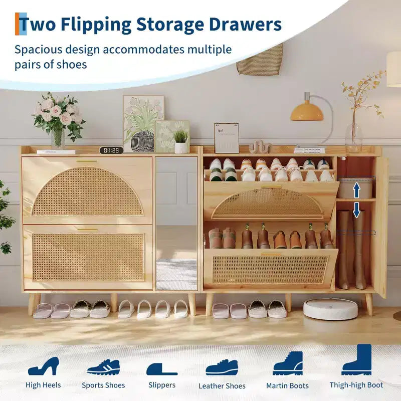 Armoire de rangement modulable, adaptée aux couloirs, chambres et salons.