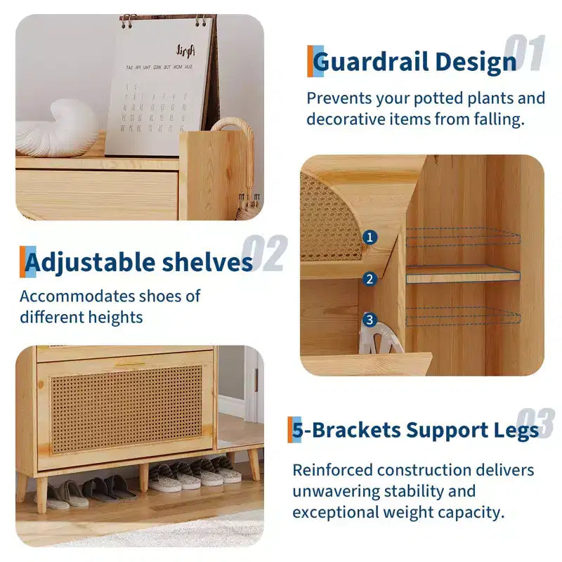 Armoire de rangement modulable, adaptée aux couloirs, chambres et salons.