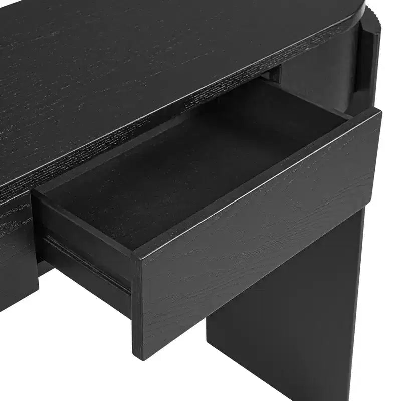 Console d'entrée avec finition en grain de bois naturel
