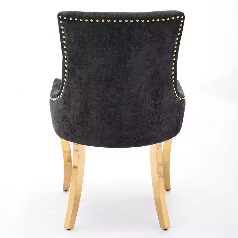 Chaise de salle à manger moderne en chenille, chaise de cuisine domestique