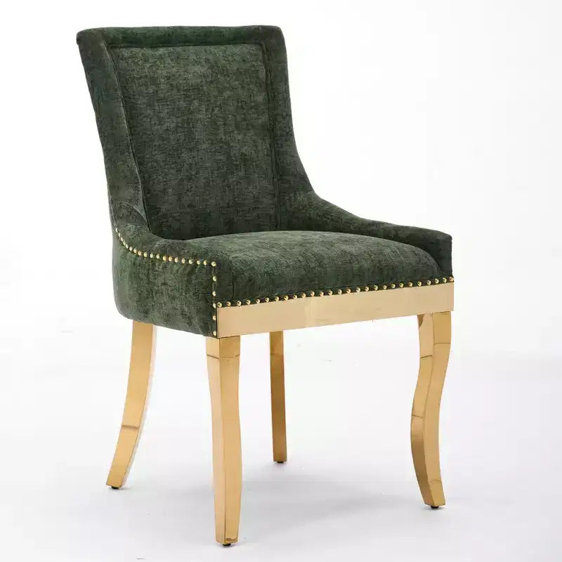 Chaise de salle à manger moderne en chenille, chaise de cuisine domestique
