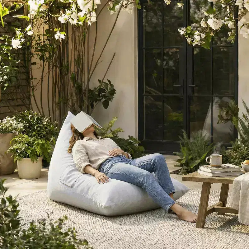 Pouf de salon moderne pour terrasse