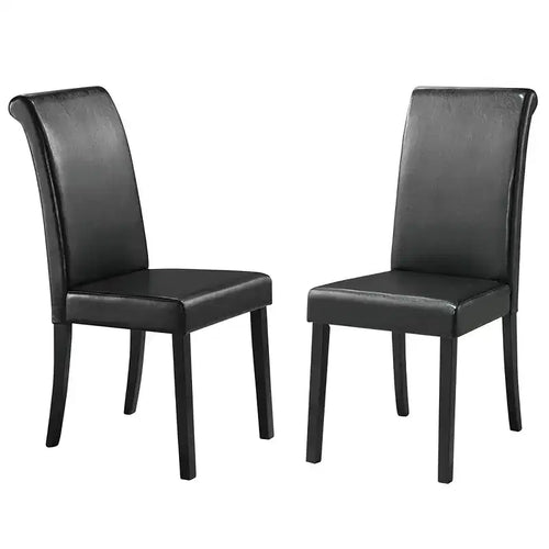Salido Faux Leather Upholstered Dining Chair (Set of 2) - iNSPIREQ