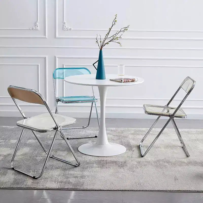 Table de cuisine ronde en forme de tulipe