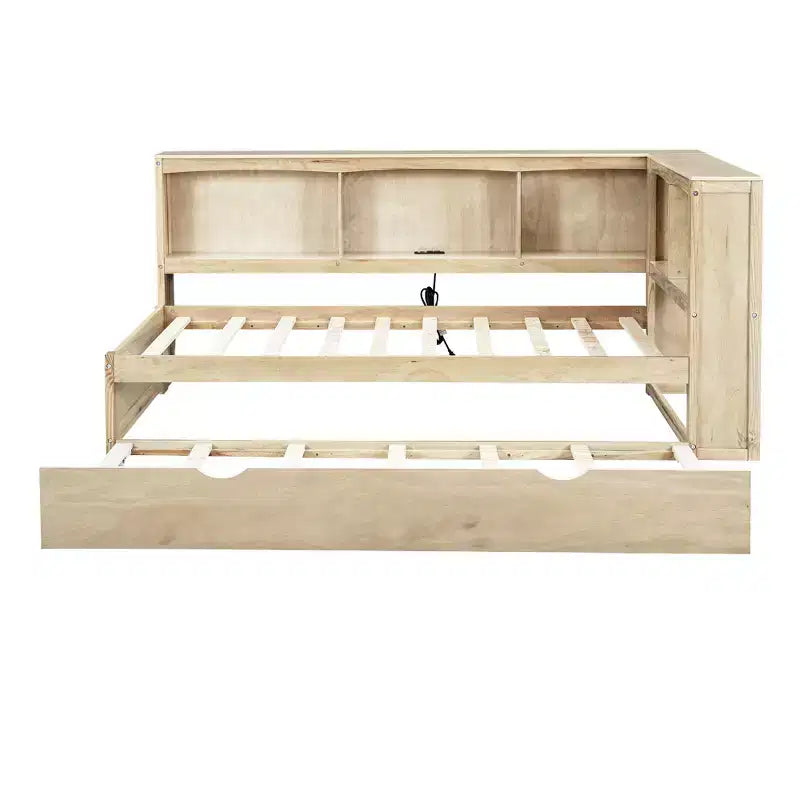 Canapé convertible double avec lit gigogne compact