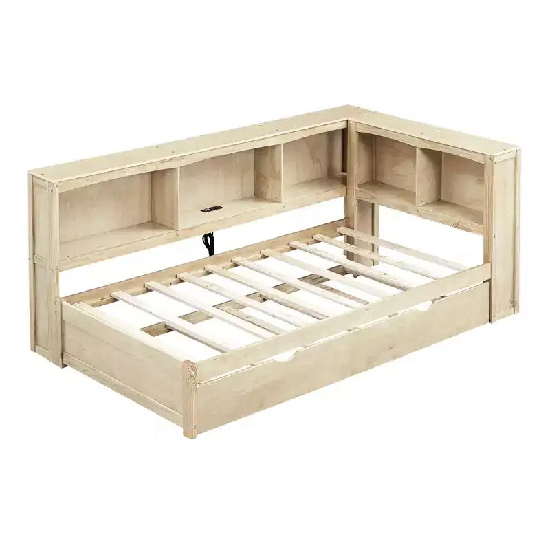 Canapé convertible double avec lit gigogne compact