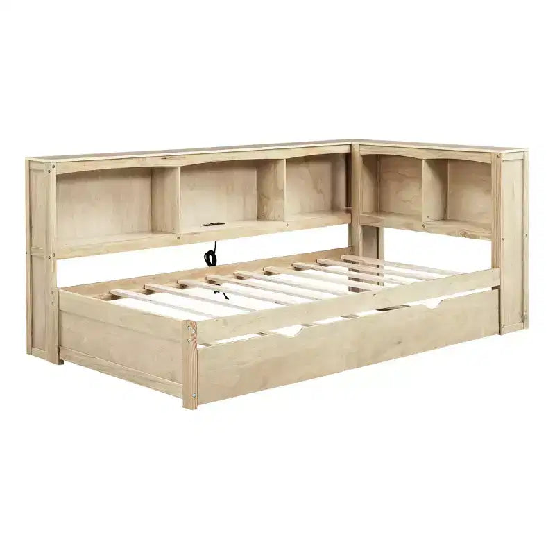 Canapé convertible double avec lit gigogne compact