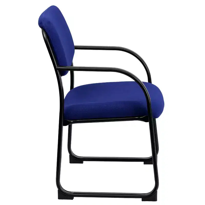 Fauteuil de direction en tissu avec piètement luge