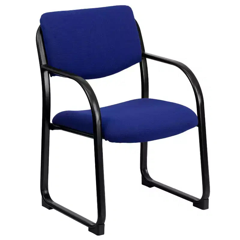 Fauteuil de direction en tissu avec piètement luge